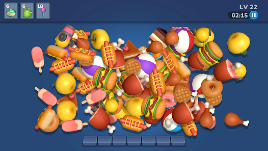 3D Crazy Match Triple Tap oynanış görüntüsü - puzzle eşleştirme mekaniği